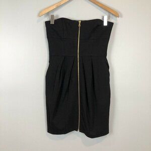 Cynthia Steffe Black Zipper Front Date Night Dress